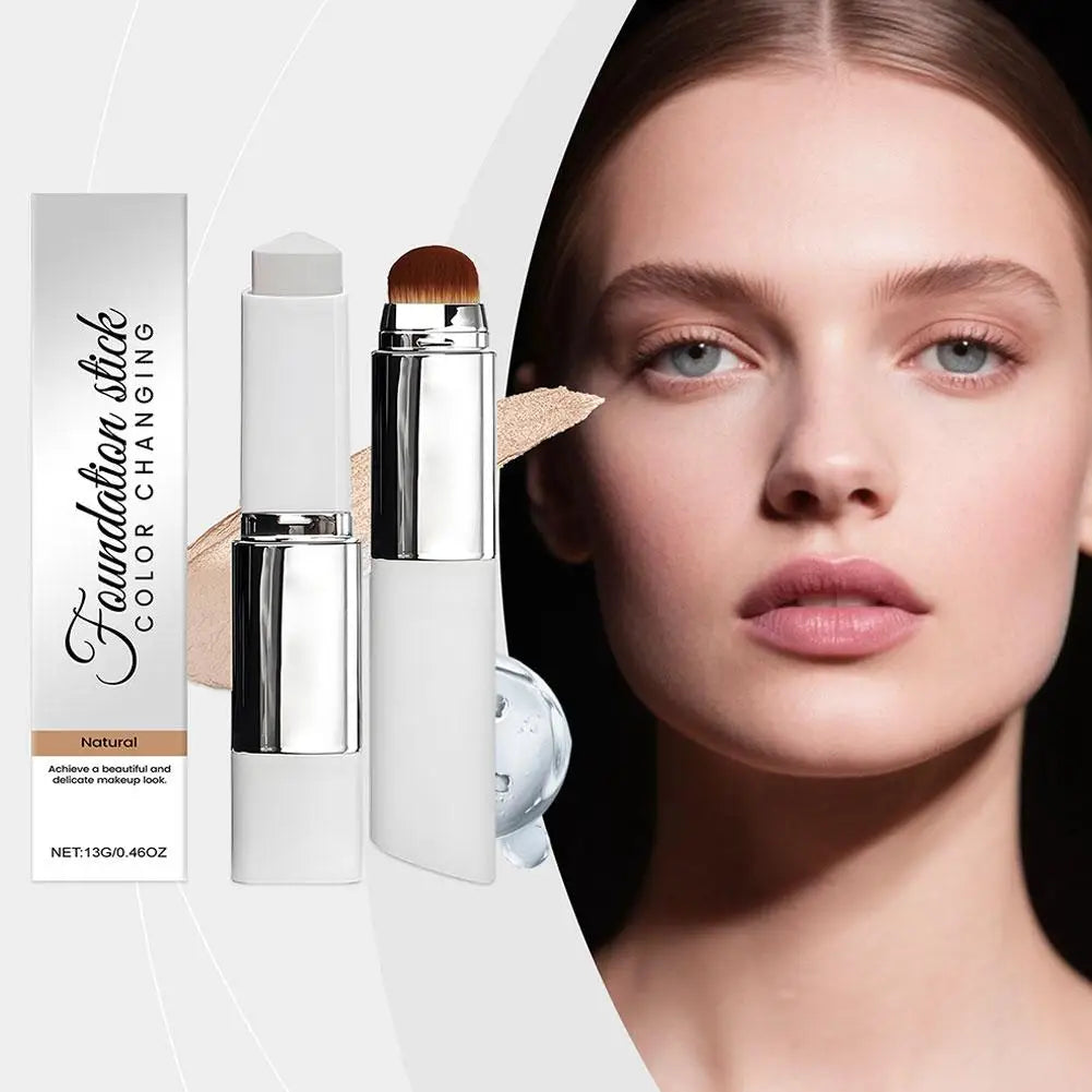 2-in-1 multifunctional foundation stick Brightening Matte Natural Makeup moisturizing brightening skin-nourishing skin care