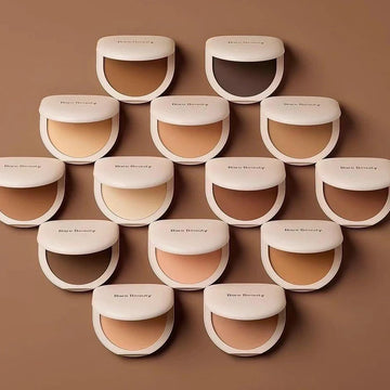RARE BEAUTY Lvory Setting Powder Compact Waterproof Sweat Proof Natural Makeup Light Set Makeup Decorate Facial Contours Stick