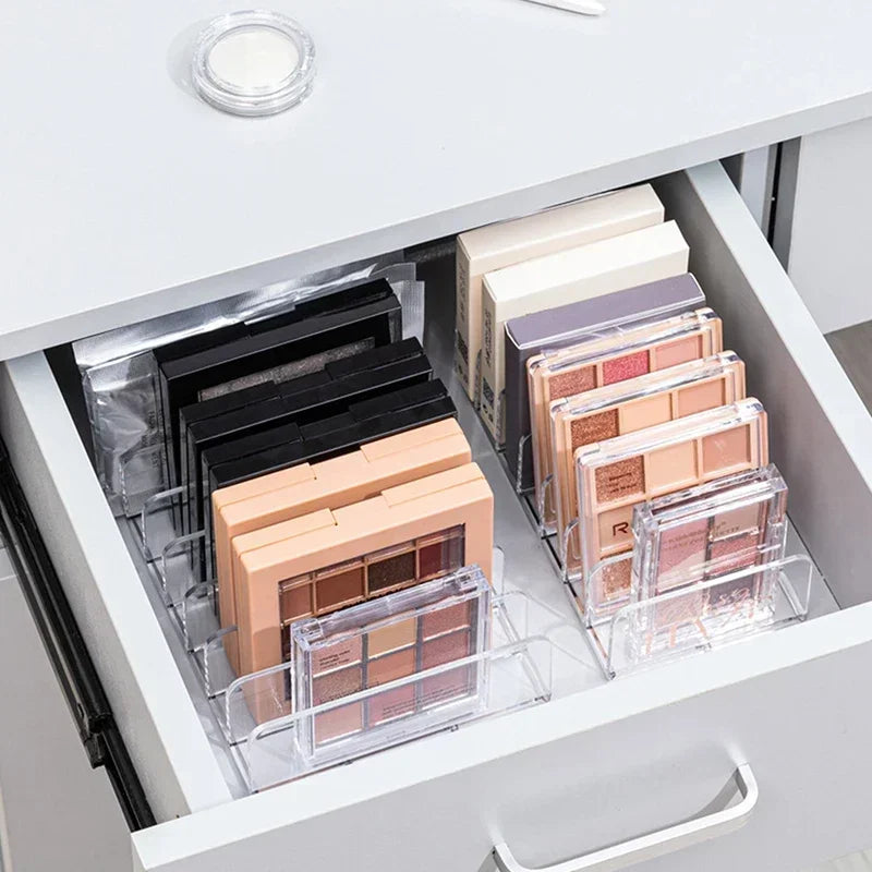 Cosmetics desktop storage box, multi-unit display box, makeup blush, cosmetics shelf compartment, eyeshadow tray storage box