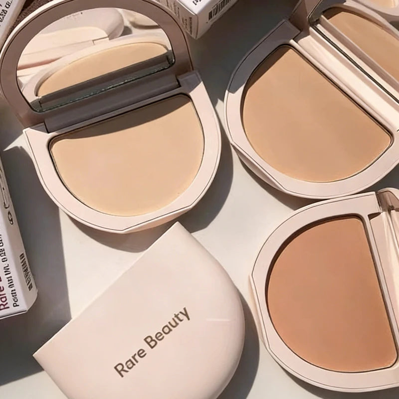 RARE BEAUTY Lvory Setting Powder Compact Waterproof Sweat Proof Natural Makeup Light Set Makeup Decorate Facial Contours Stick